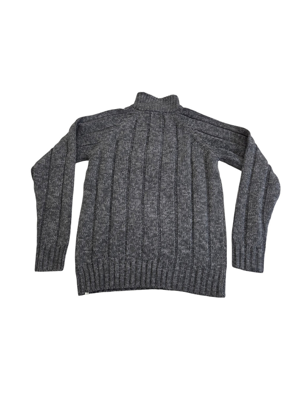 Weatherproof Vintage Charcoal Cable Knit Button Sweater Men’s Small - Picture 3 of 7